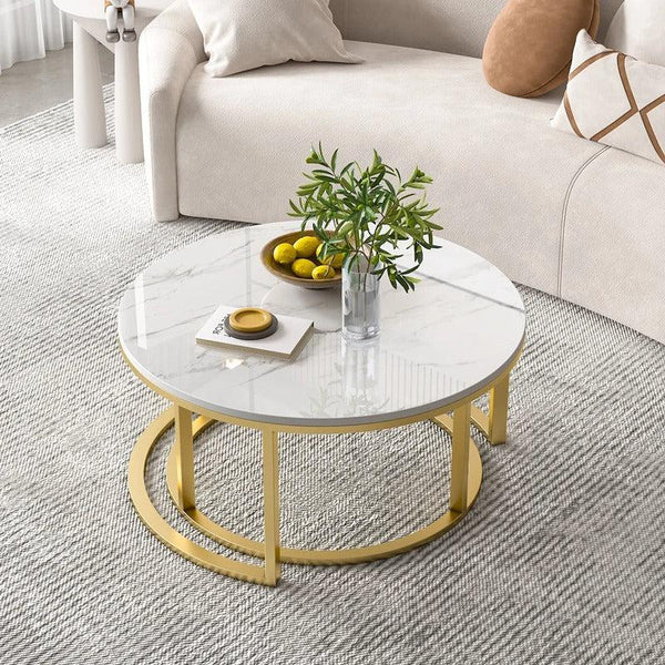 Table Basse Élégance Gold
