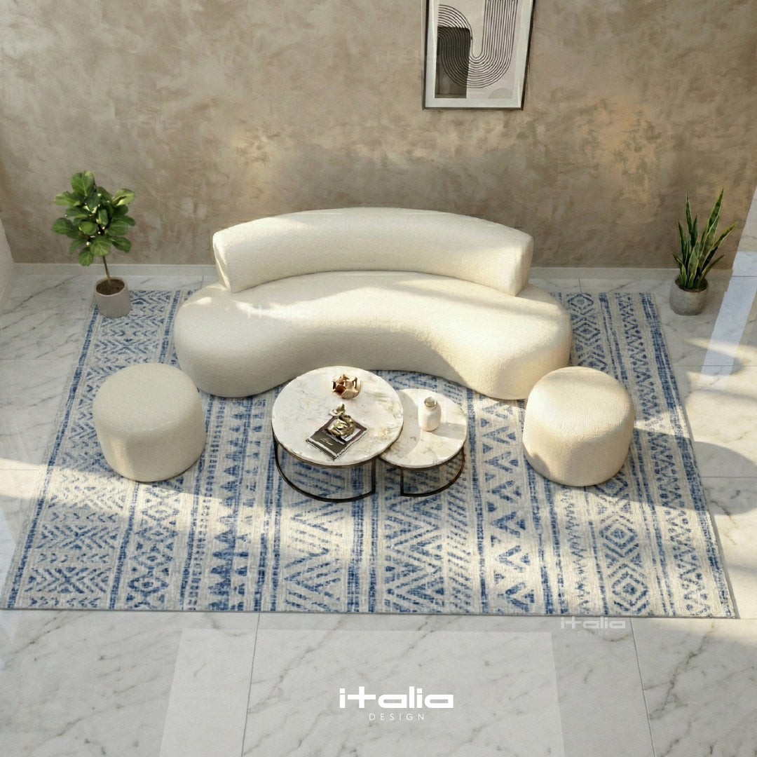 Prestige Set (Canapé + 2 Poufs + Table basse)