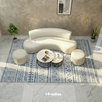 Prestige Set (Canapé + 2 Poufs + Table basse)